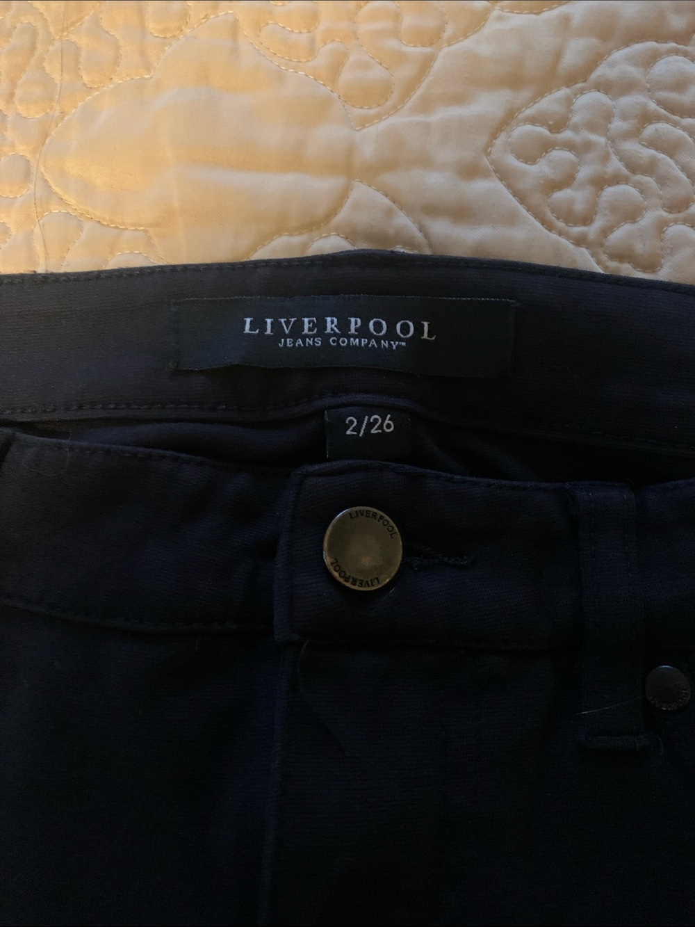 Liverpool Jeans Company Black Skinny Pants - Picture 2 of 3